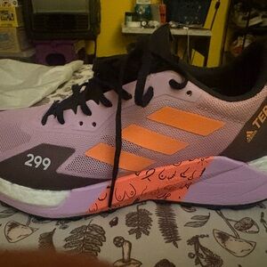 adidas Women’s Lavender and Orange Sneakers